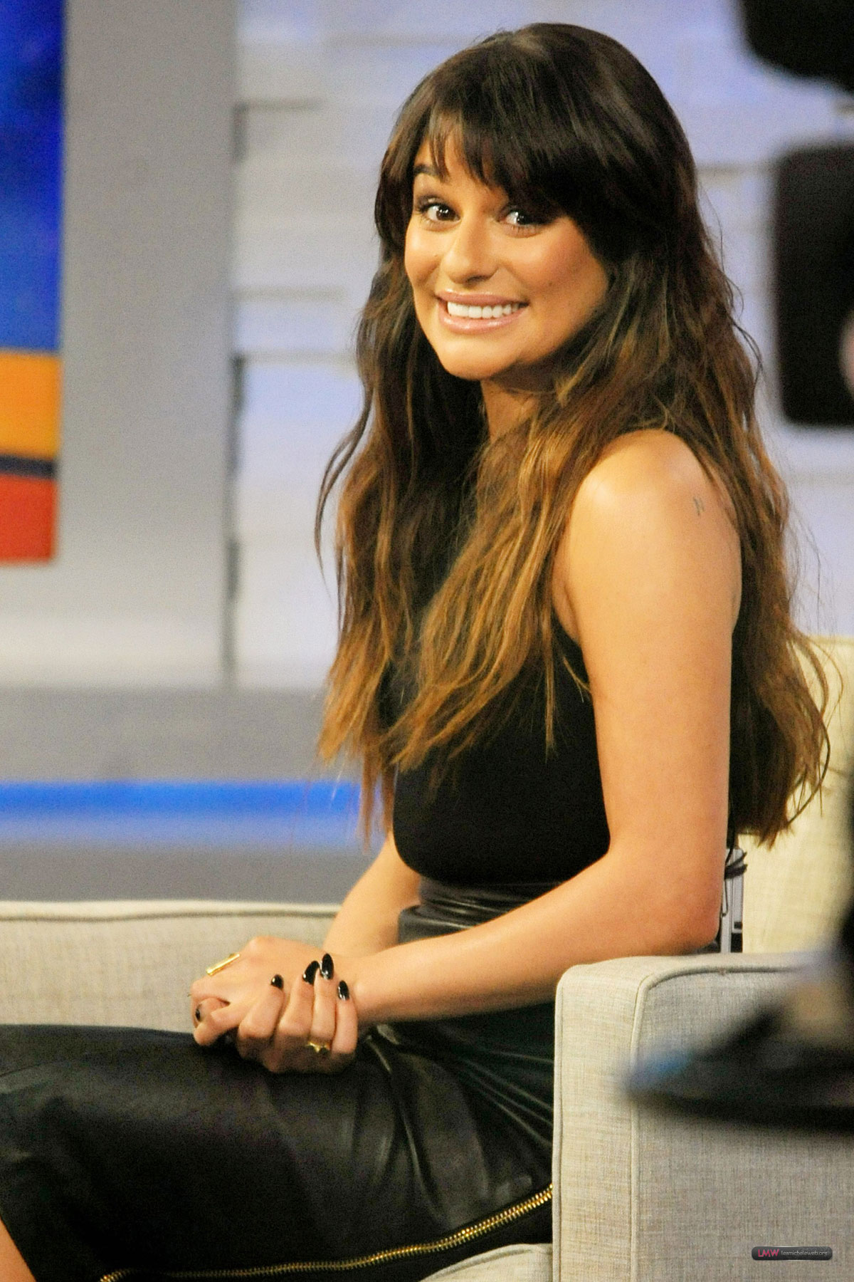 Lea Michele at Good Morning America