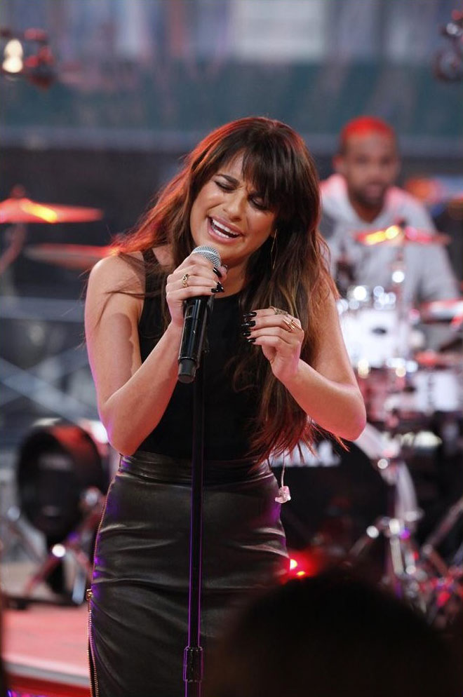 Lea Michele at Good Morning America