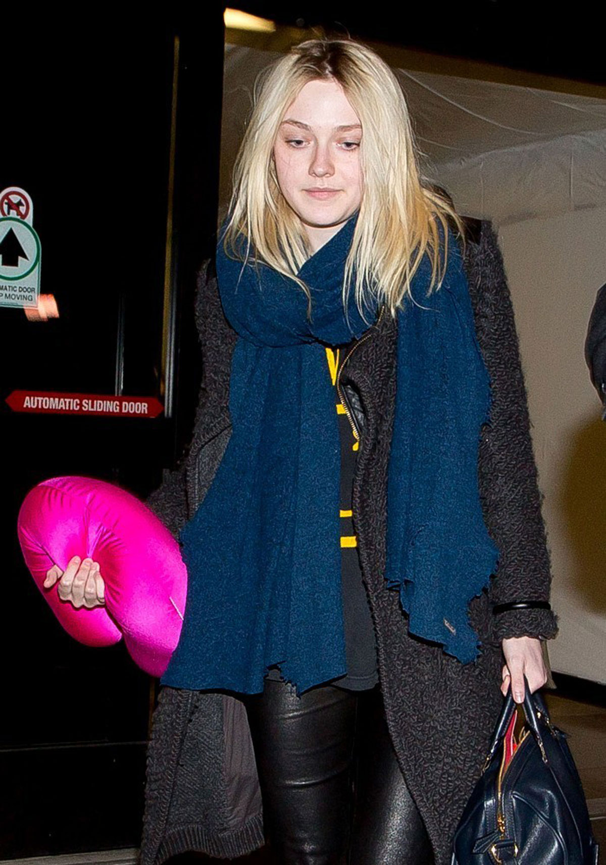 Dakota Fanning at LAX