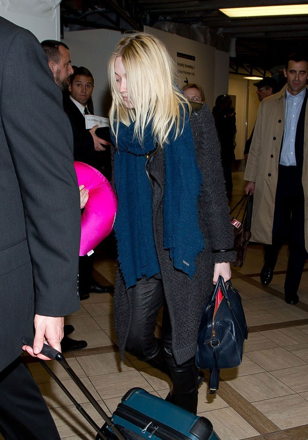 Dakota Fanning at LAX