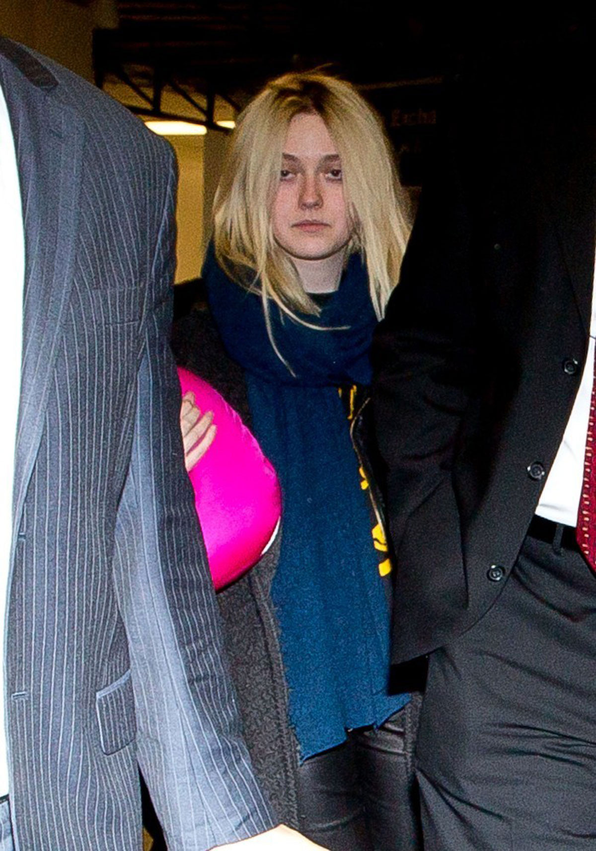 Dakota Fanning at LAX