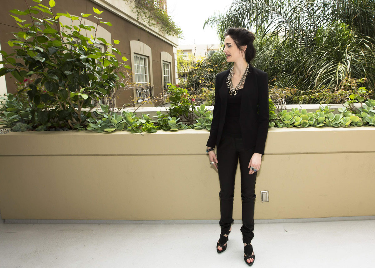 Eva Green attends 300 Rise Of An Empire press conference