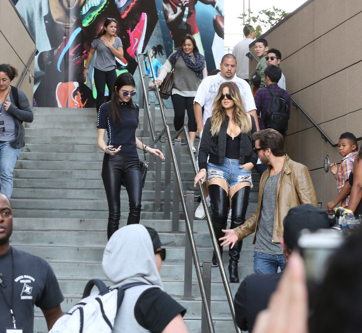 Khloe Kardashian & Kendall Jenner attended a Rick Ross concert