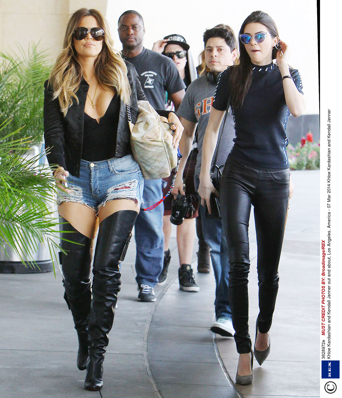 Khloe Kardashian & Kendall Jenner attended a Rick Ross concert