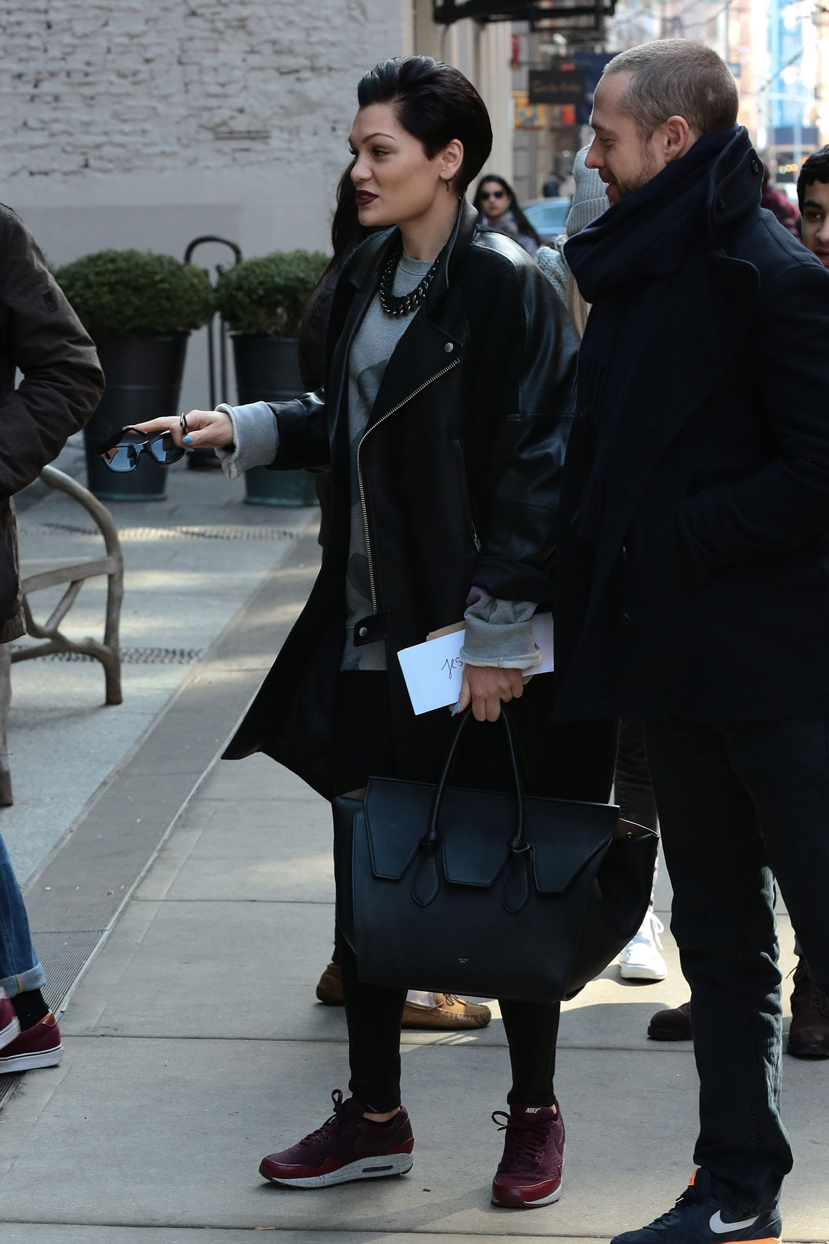 Jessie J Leaves her hotel in NYC