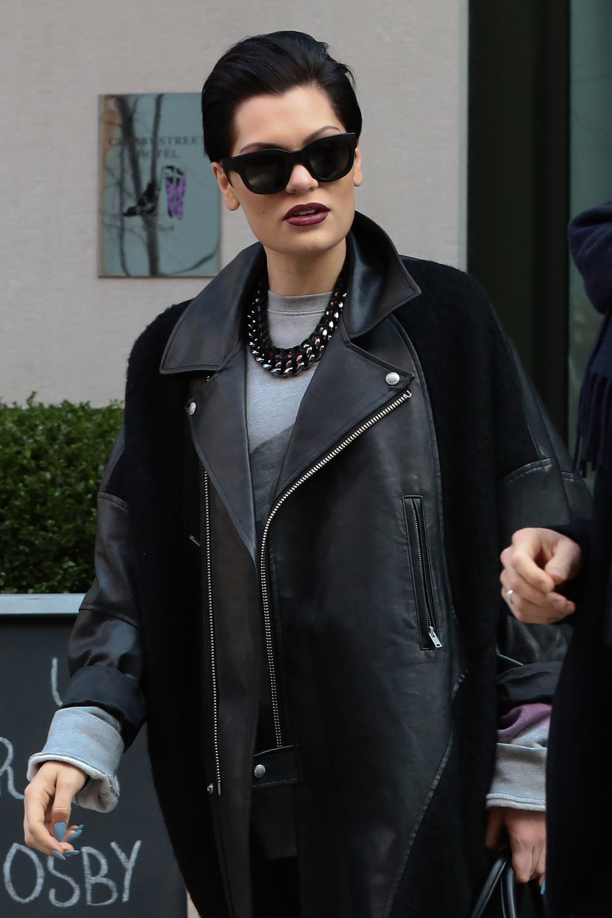 Jessie J Leaves her hotel in NYC