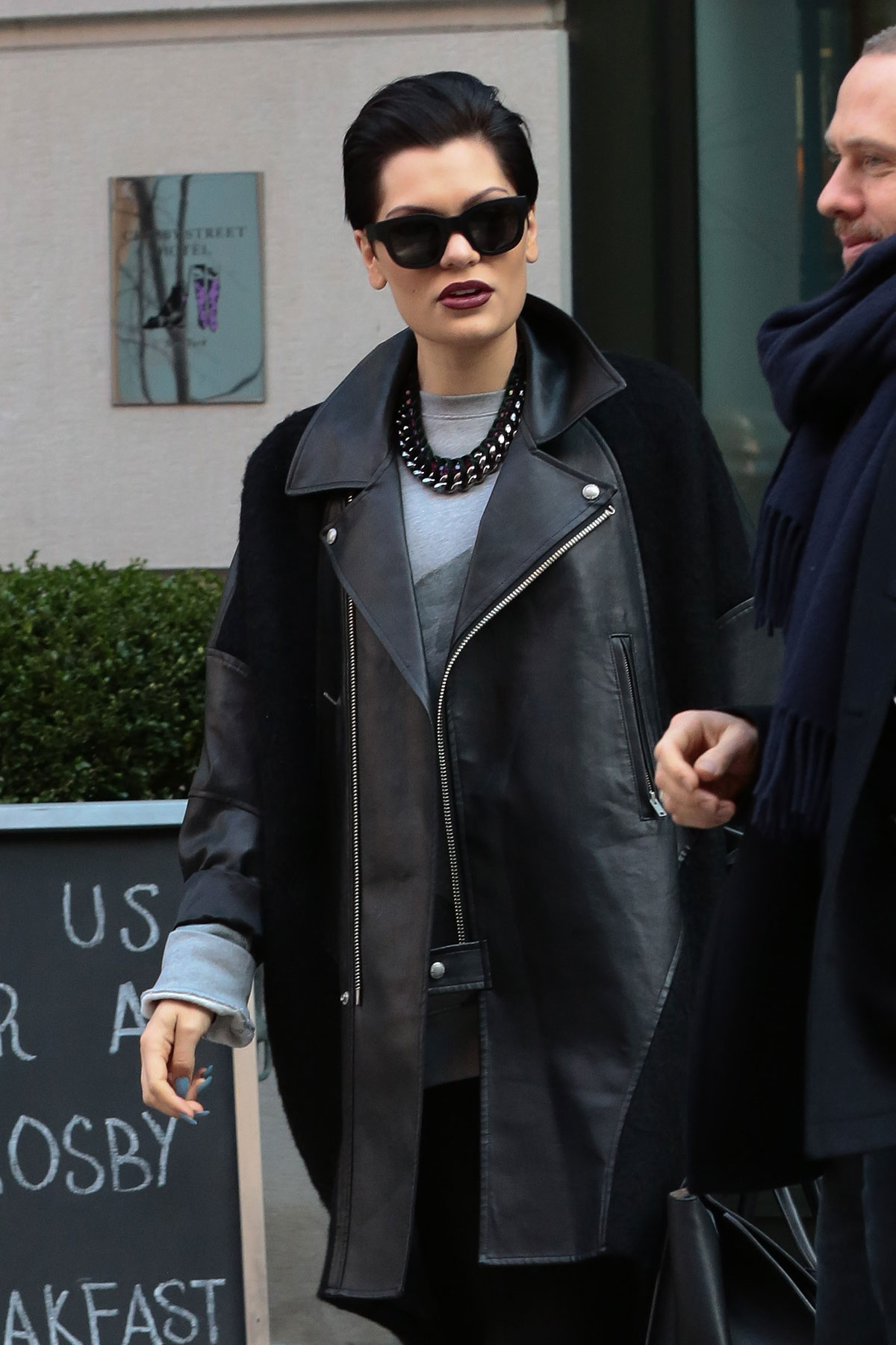 Jessie J Leaves her hotel in NYC