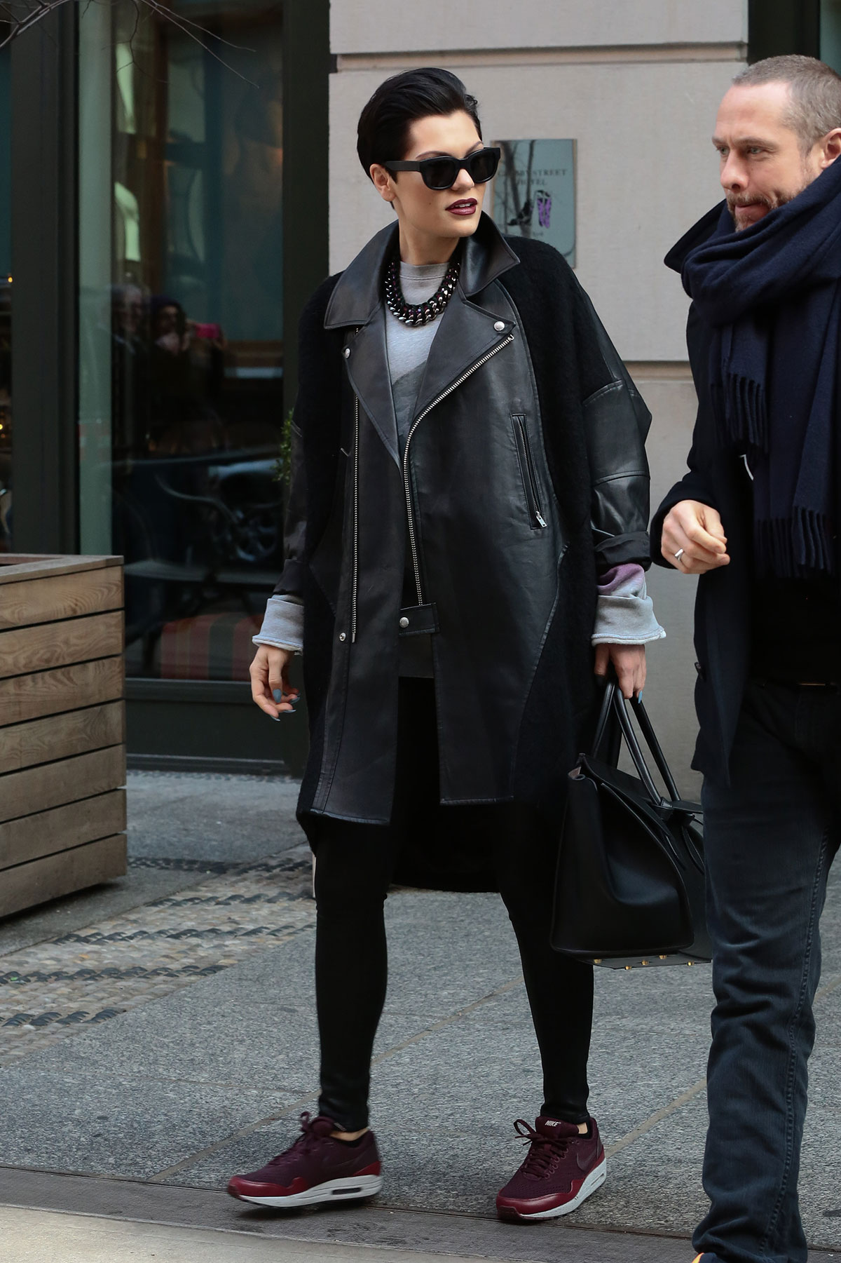 Jessie J Leaves her hotel in NYC