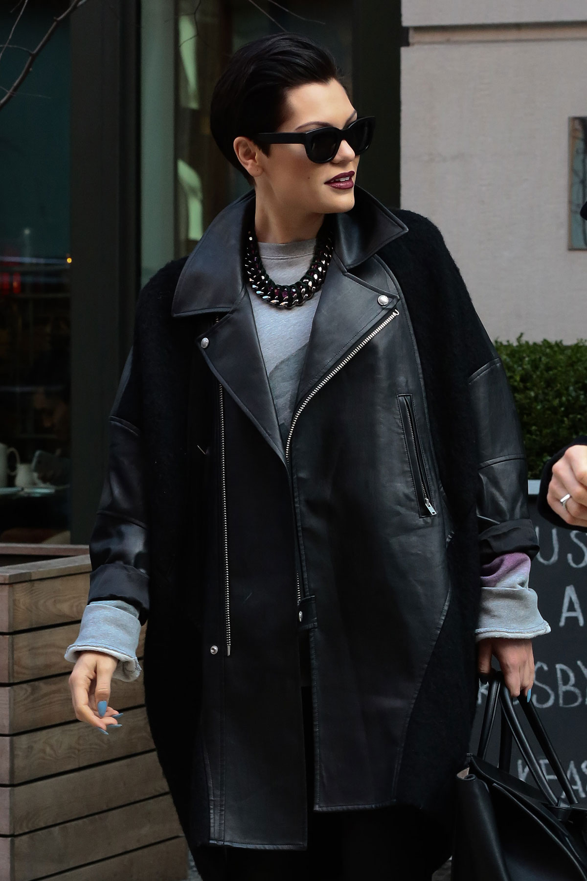 Jessie J Leaves her hotel in NYC