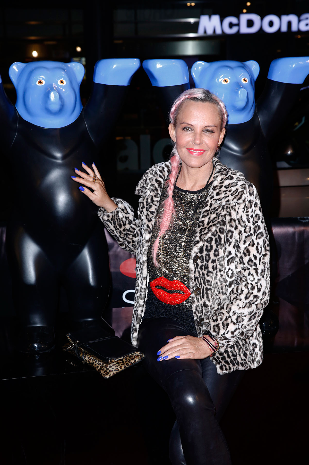 Natascha Ochsenknecht attends Blue Man Group Premiere