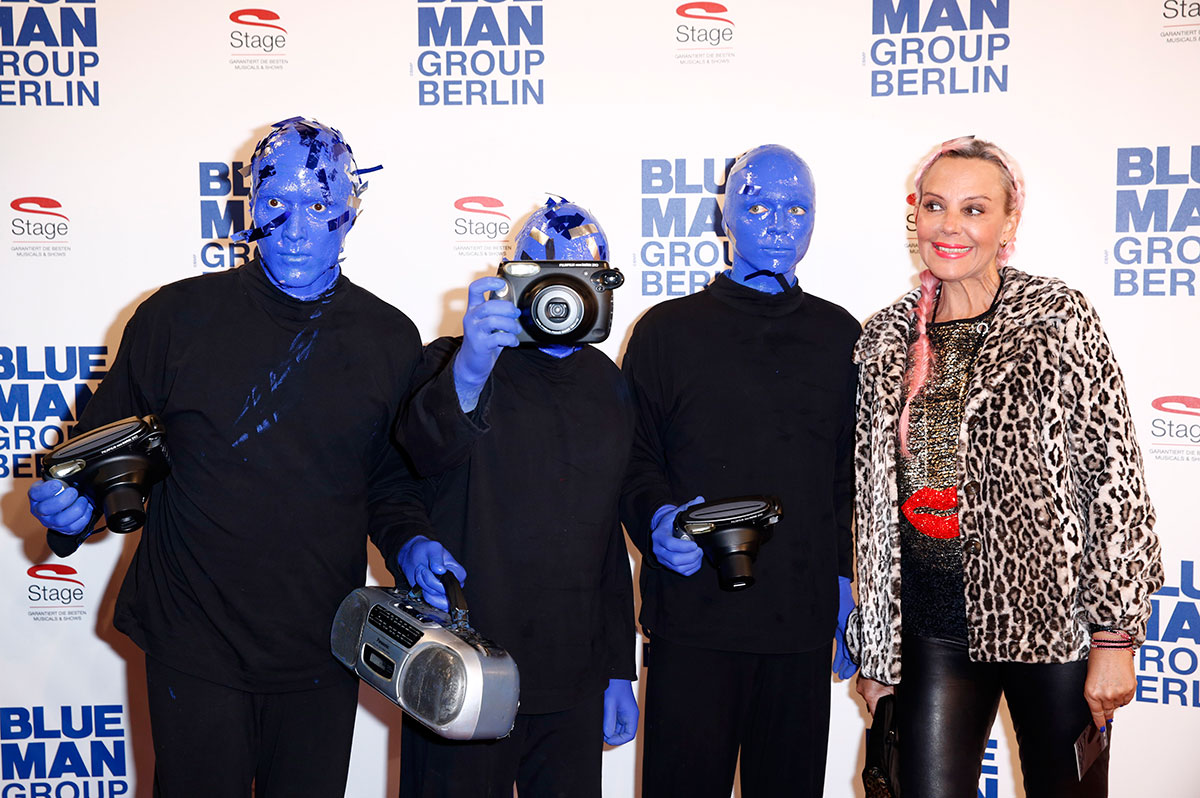 Natascha Ochsenknecht attends Blue Man Group Premiere