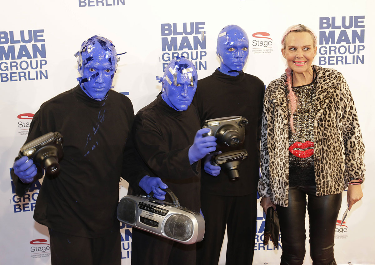 Natascha Ochsenknecht attends Blue Man Group Premiere