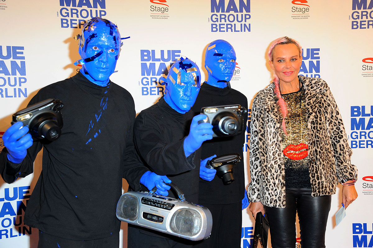 Natascha Ochsenknecht attends Blue Man Group Premiere