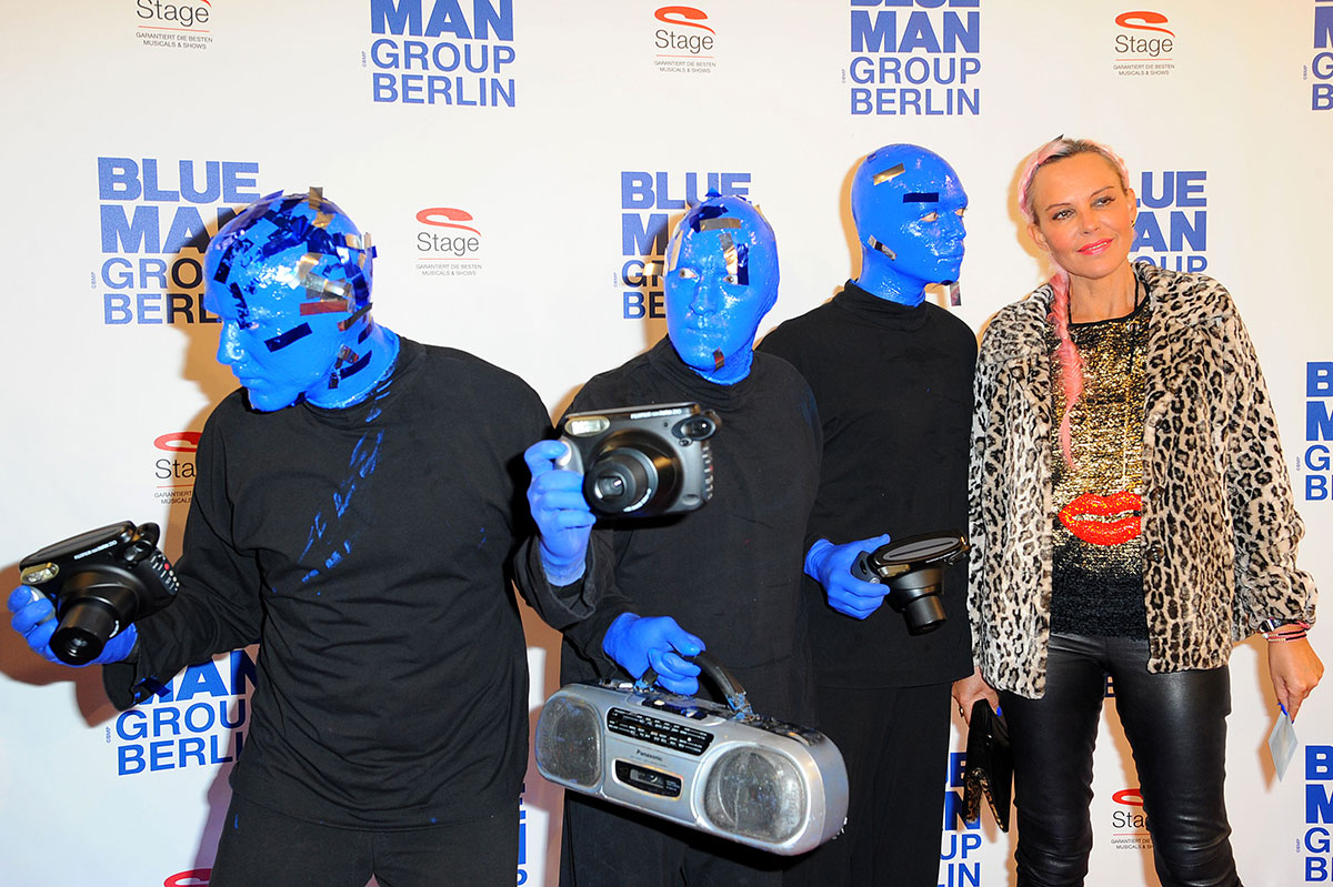 Natascha Ochsenknecht attends Blue Man Group Premiere