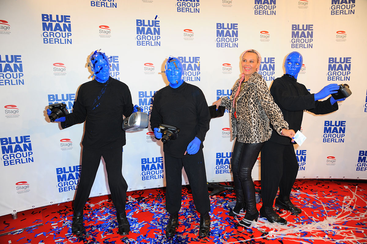 Natascha Ochsenknecht attends Blue Man Group Premiere