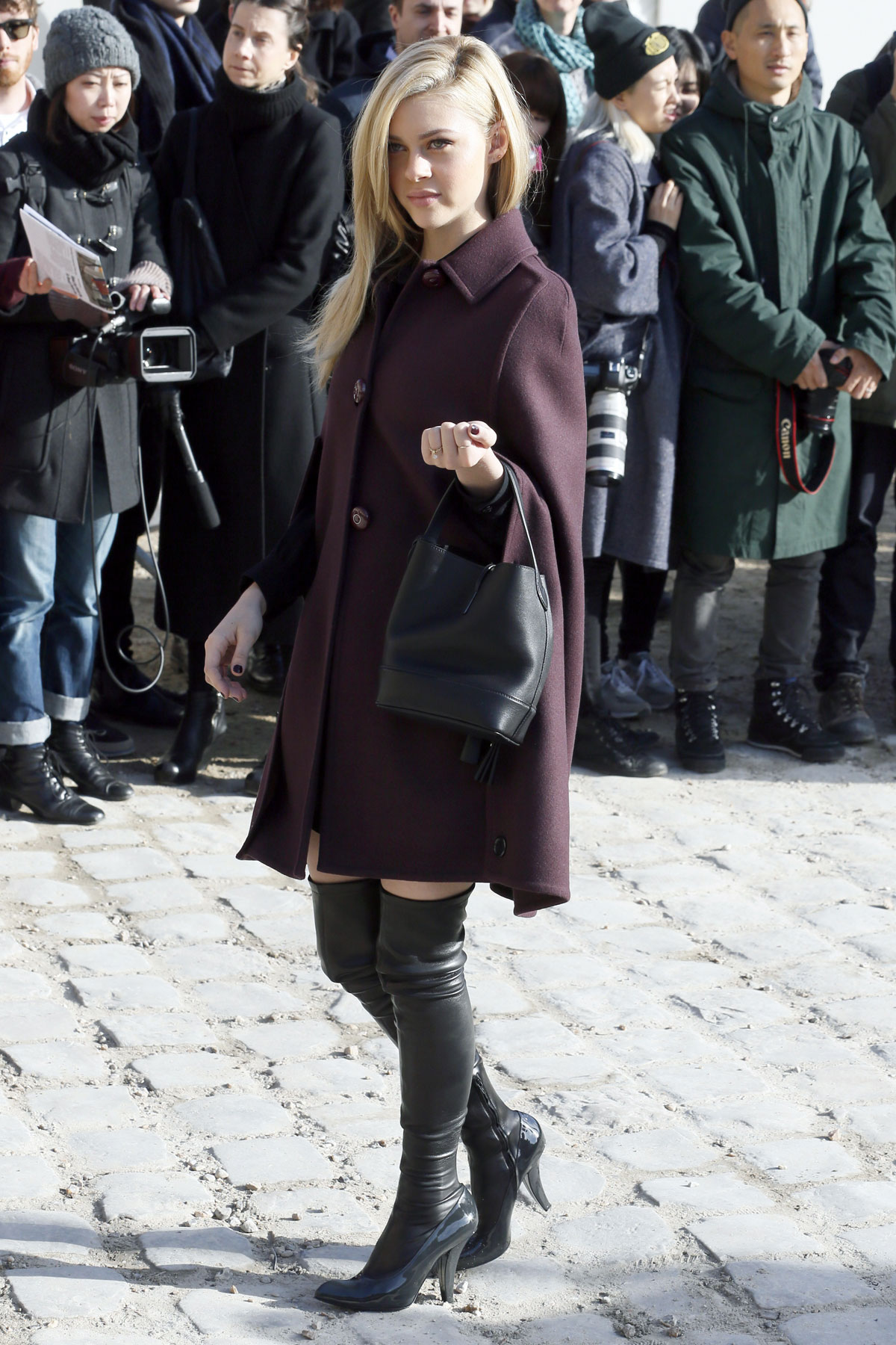 Nicola Peltz attends the Louis Vuitton show