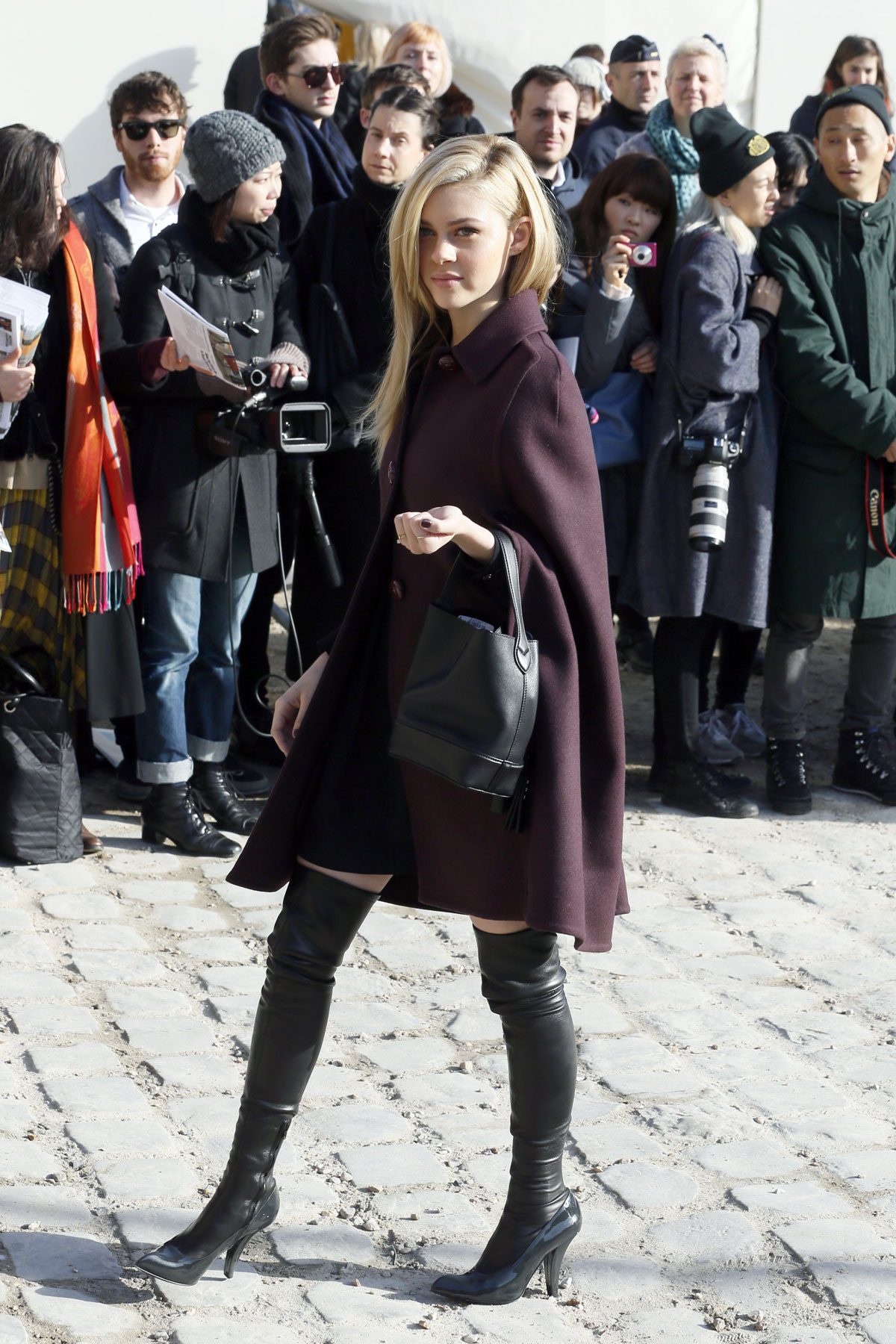 Nicola Peltz attends the Louis Vuitton show