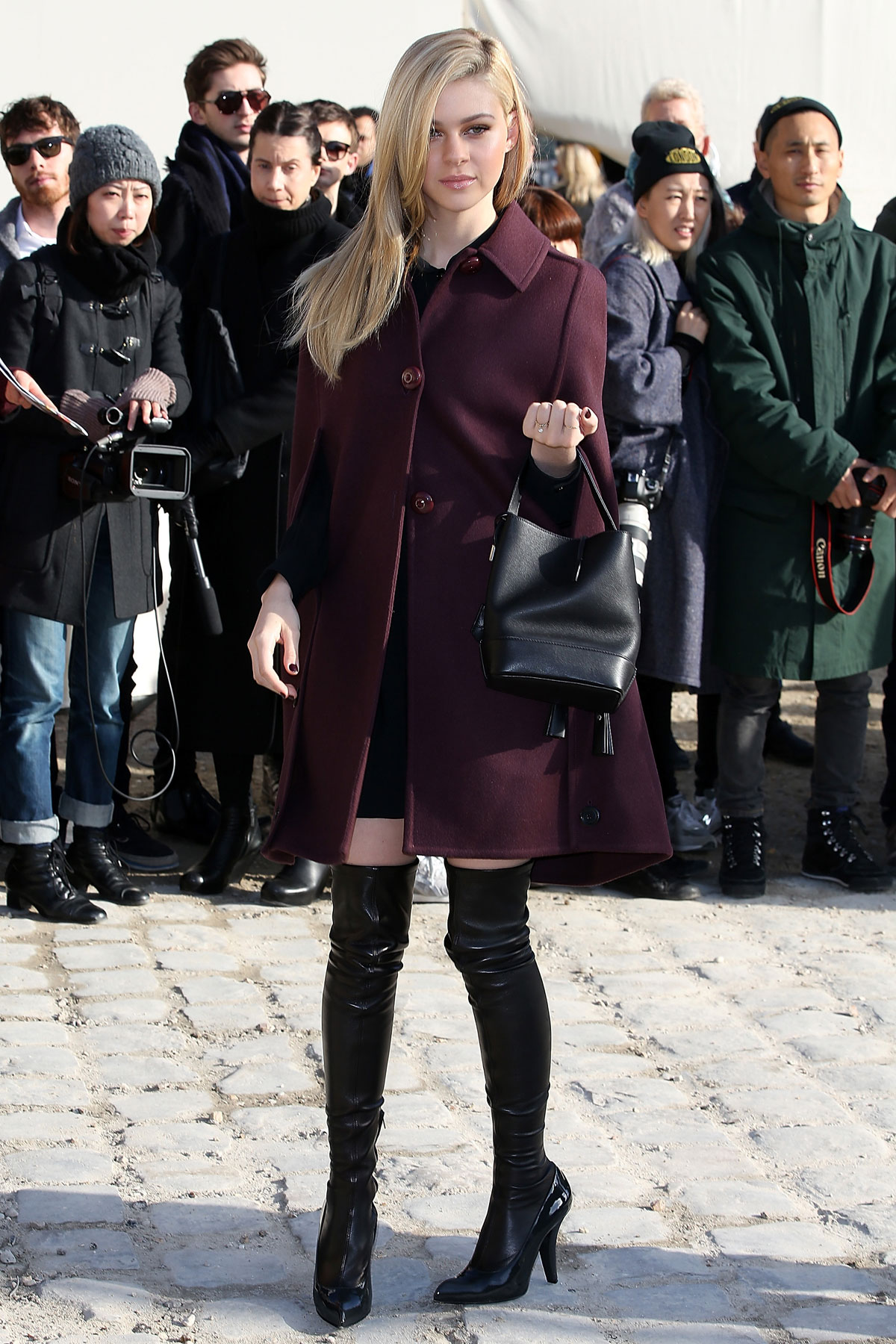 Nicola Peltz attends the Louis Vuitton show