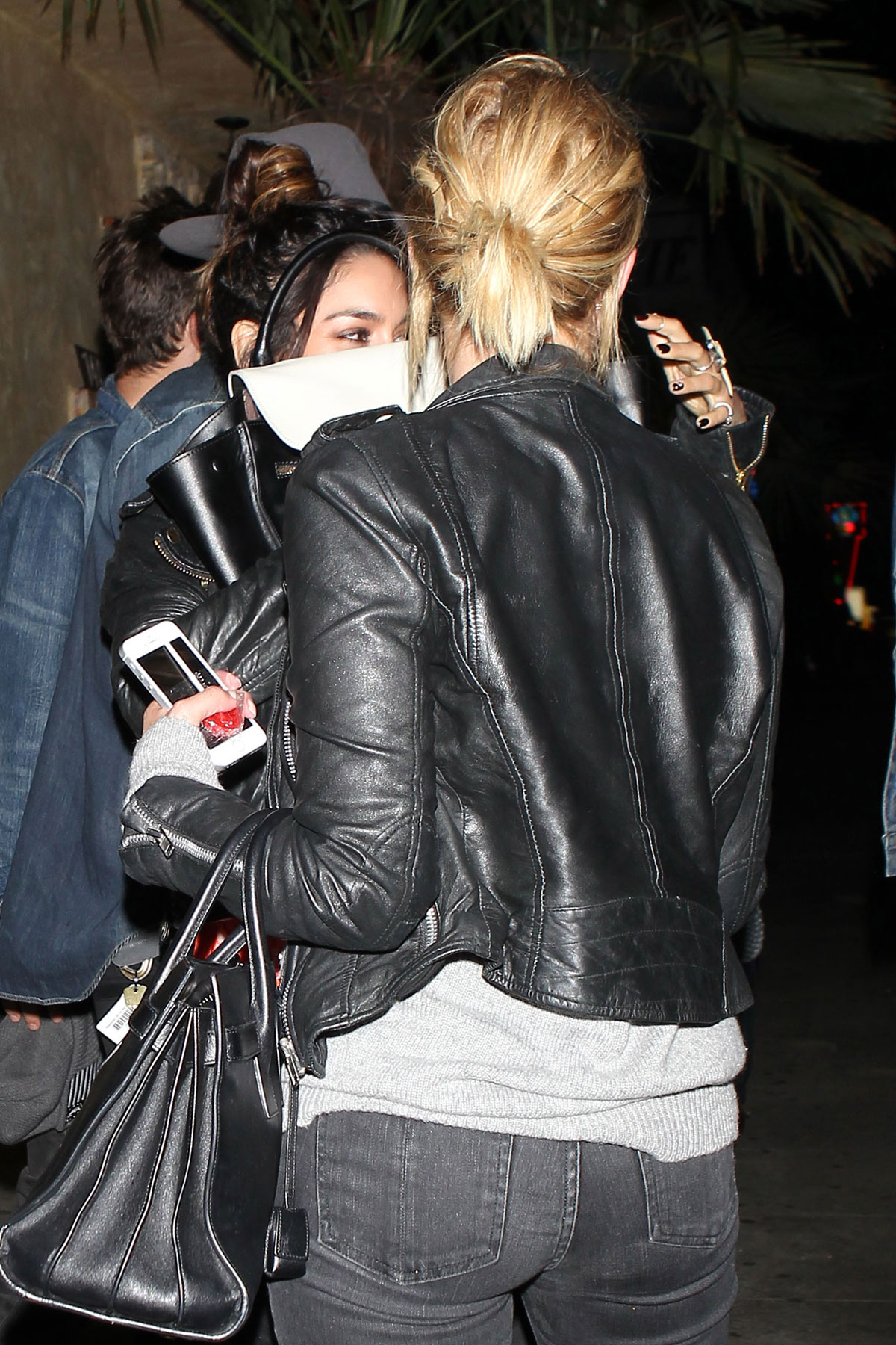 Ashley Benson & Vanessa Hudgens at El Compadre Restaurant