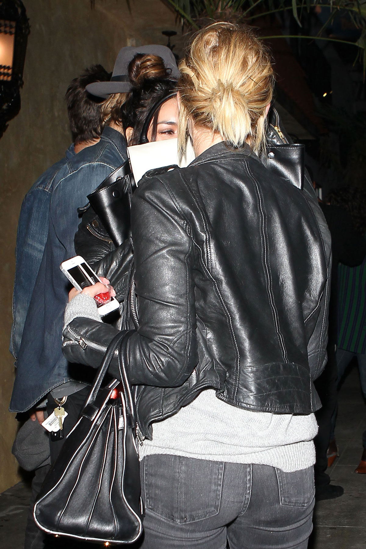 Ashley Benson & Vanessa Hudgens at El Compadre Restaurant