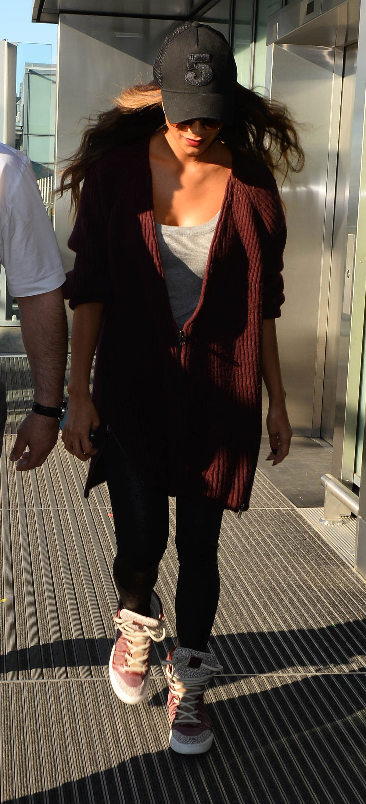 Nicole Scherzinger at Heathrow airport