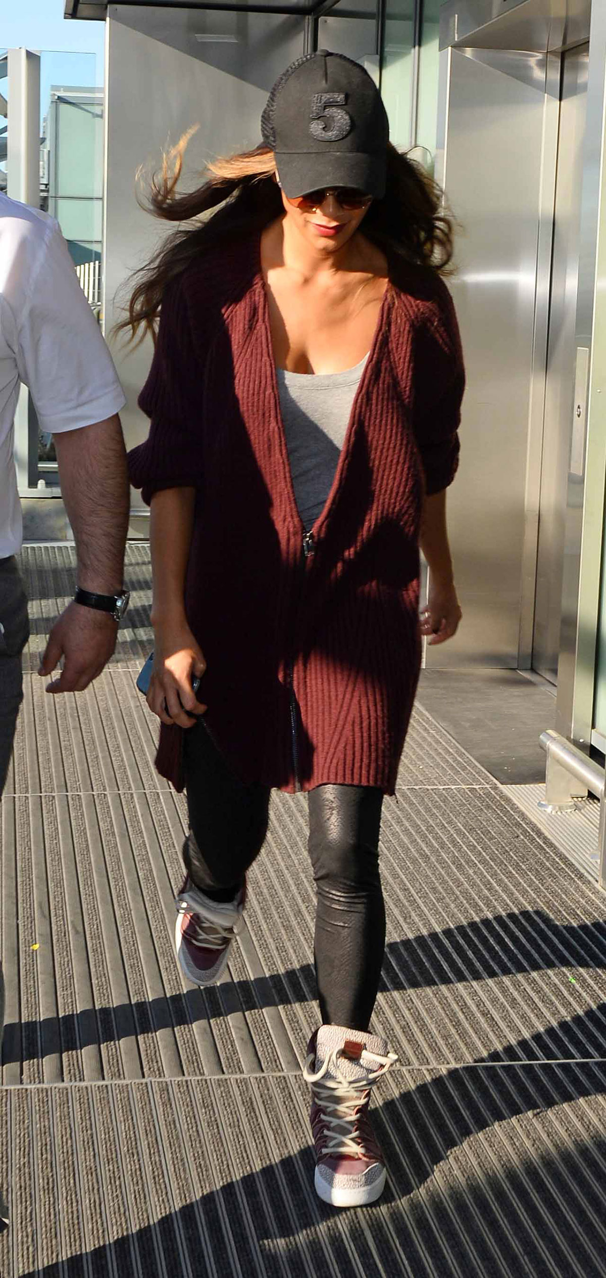Nicole Scherzinger at Heathrow airport