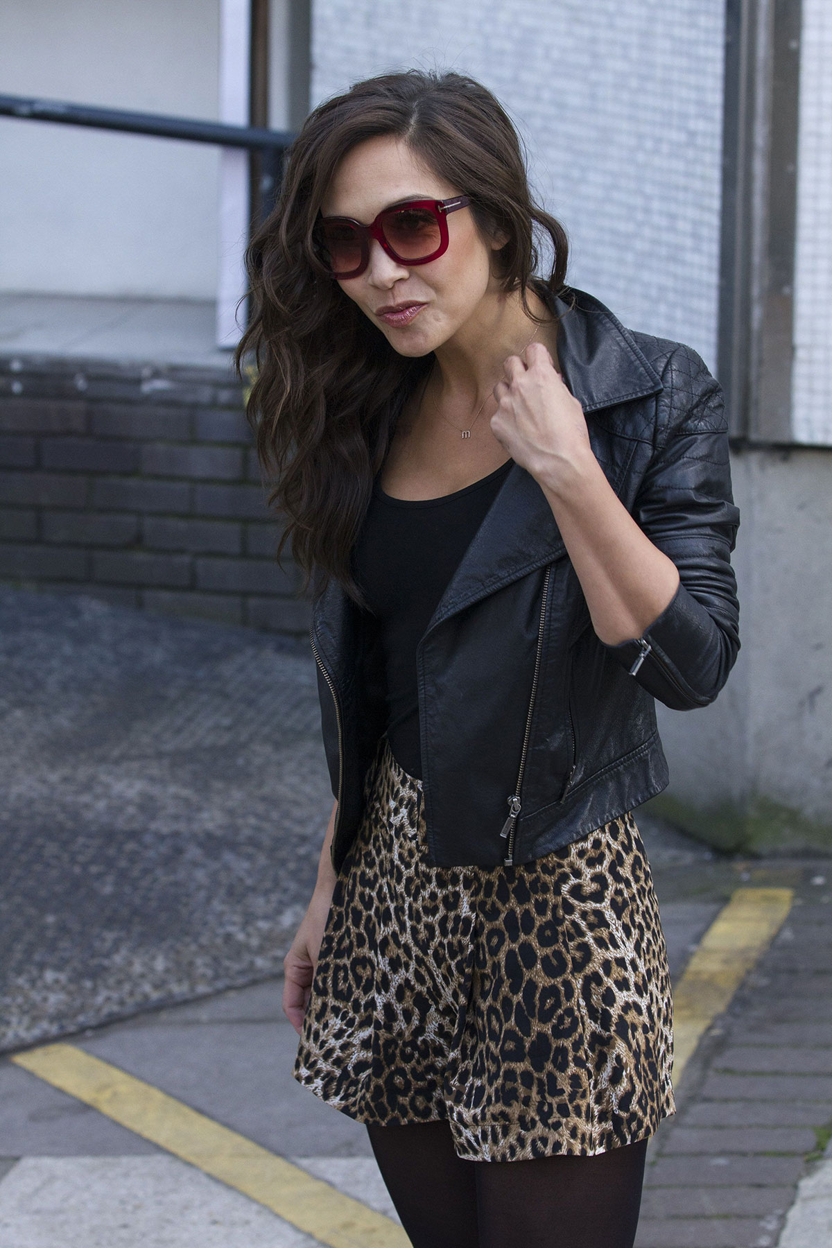 Myleene Klass seen leaving the ITV studios