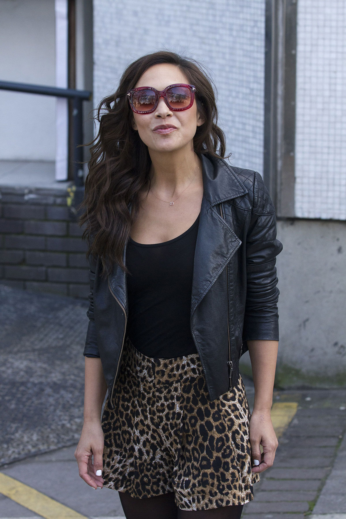 Myleene Klass seen leaving the ITV studios