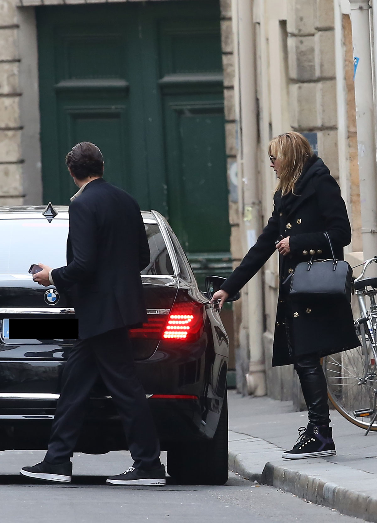 Heidi Klum visiting Paris