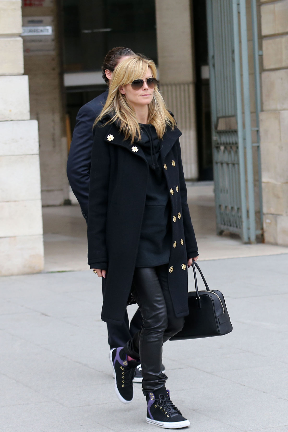 Heidi Klum visiting Paris