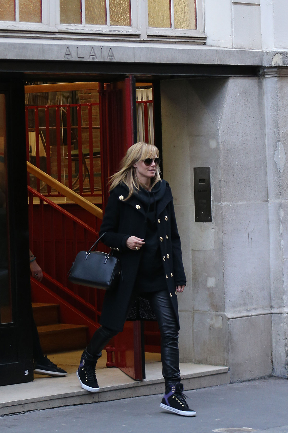 Heidi Klum visiting Paris