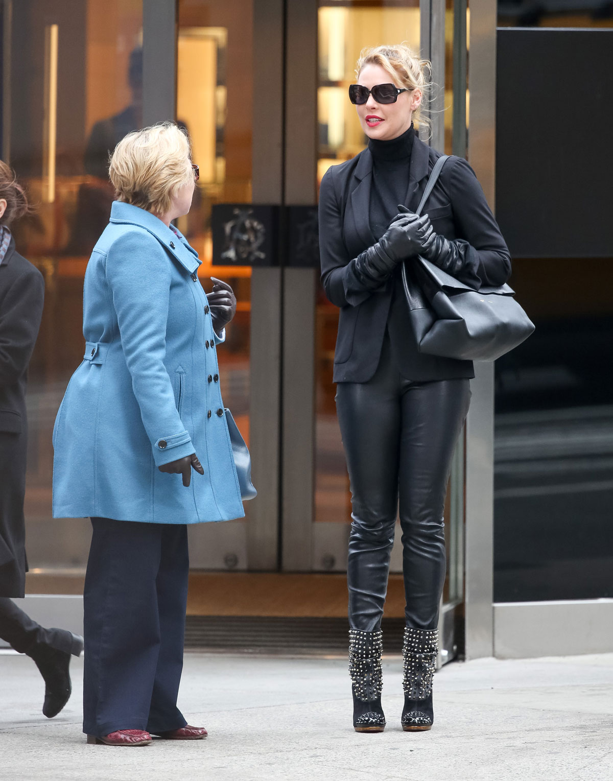 Katherine Heigl seen taking a walk in NYC