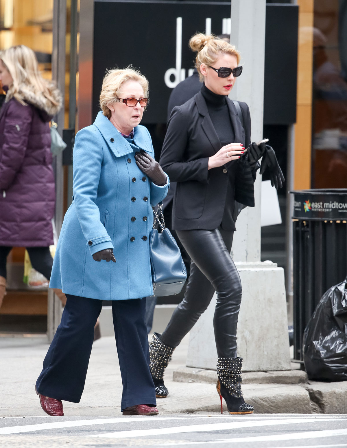 Katherine Heigl seen taking a walk in NYC