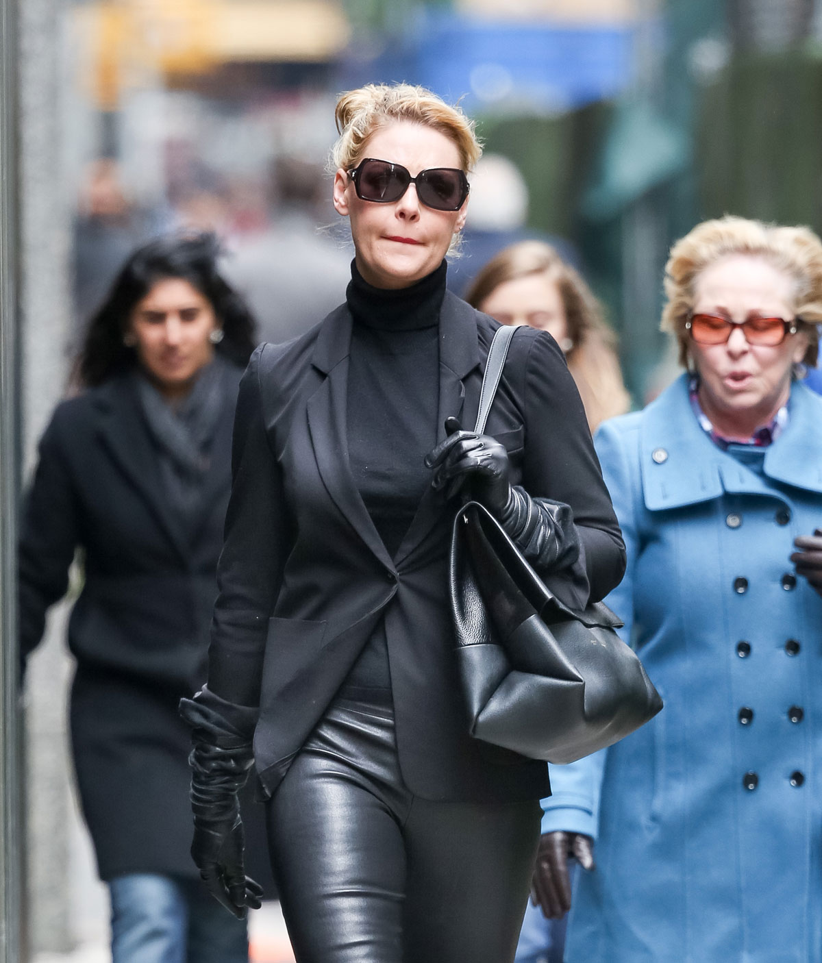 Katherine Heigl seen taking a walk in NYC