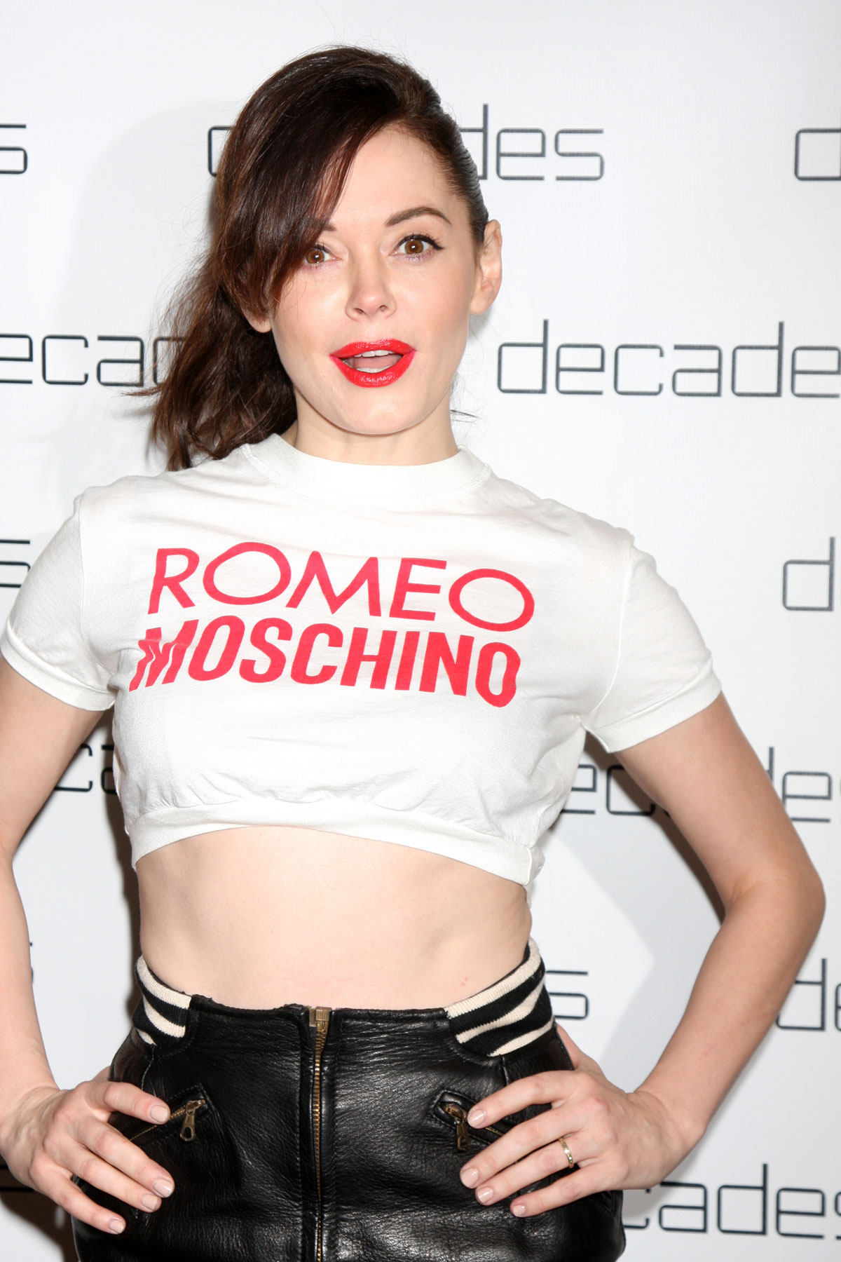 Rose McGowan attends The Les Must De Moschino Event