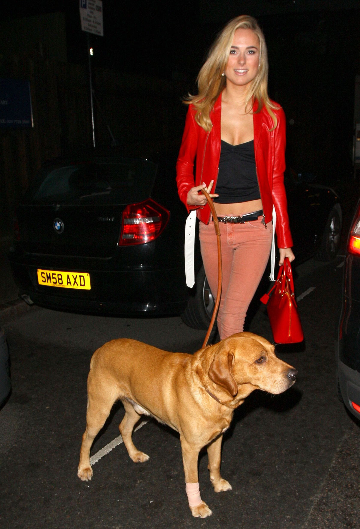 Kimberley Garner arrives at The Company of Dogs Pet Portrait Exhibition