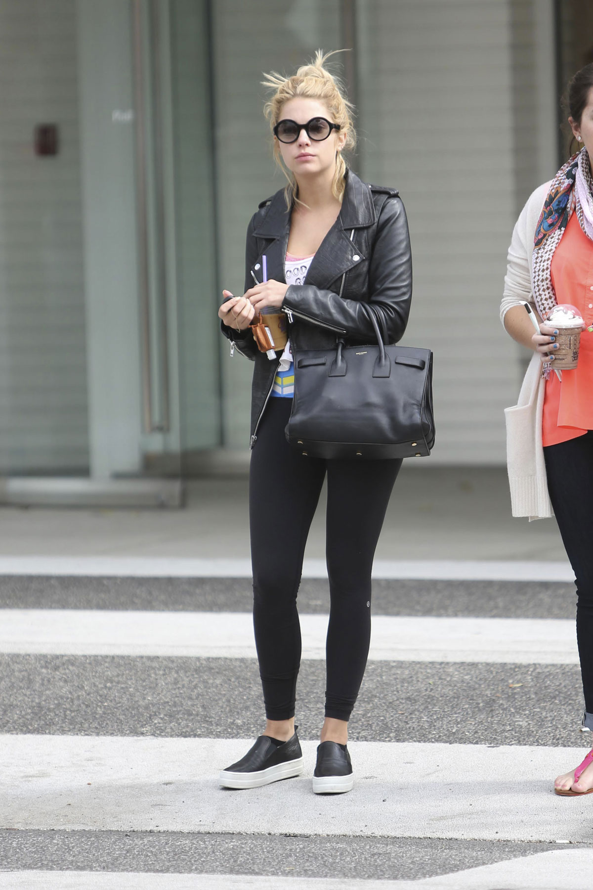 Ashley Benson at Coffee Bean & Tea Leaf