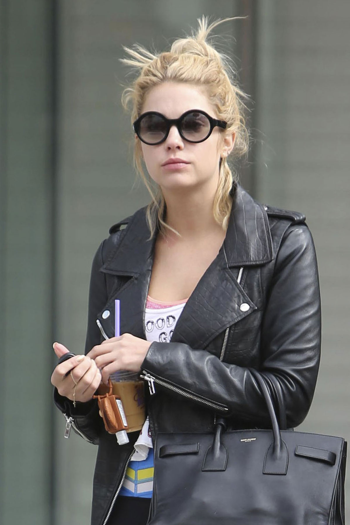 Ashley Benson at Coffee Bean & Tea Leaf