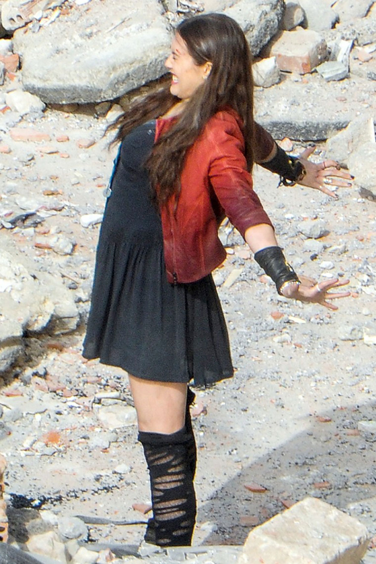 Elizabeth Olsen at Avengers 2 Age Of Ultron