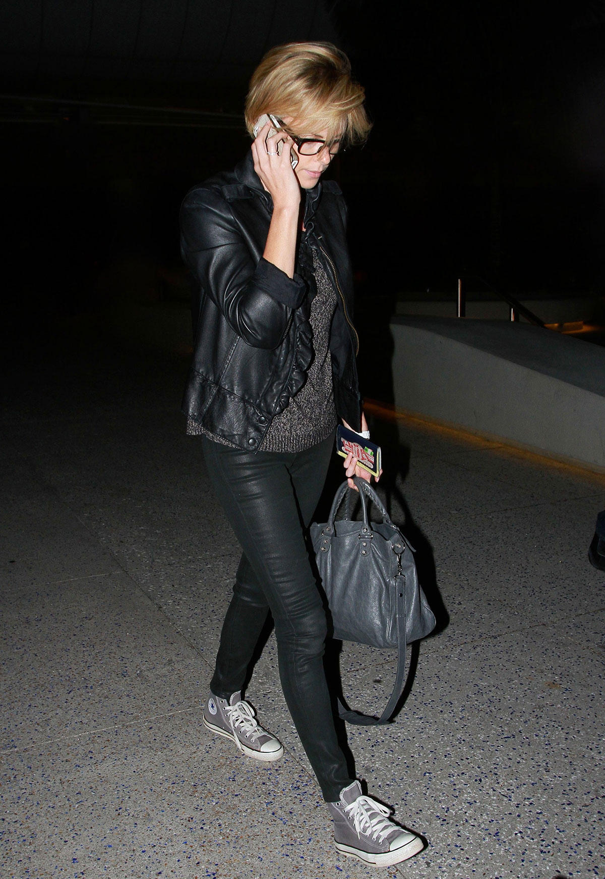 Charlize Theron at LAX airport in LA