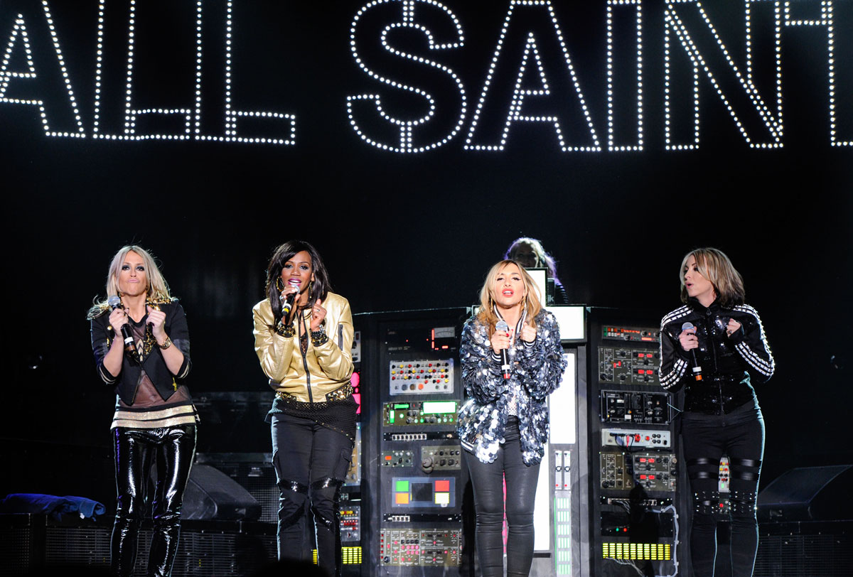 All Saints performs at Reunion supporting The Backstreet Boys