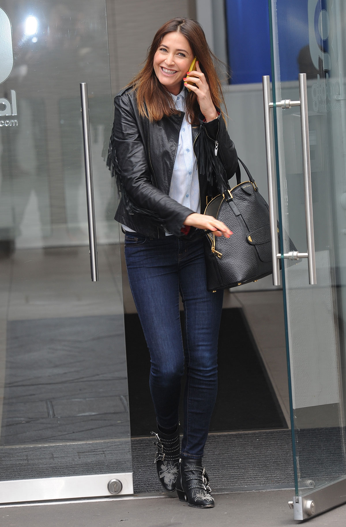 Lisa Snowdon leaving the Capital FM studios