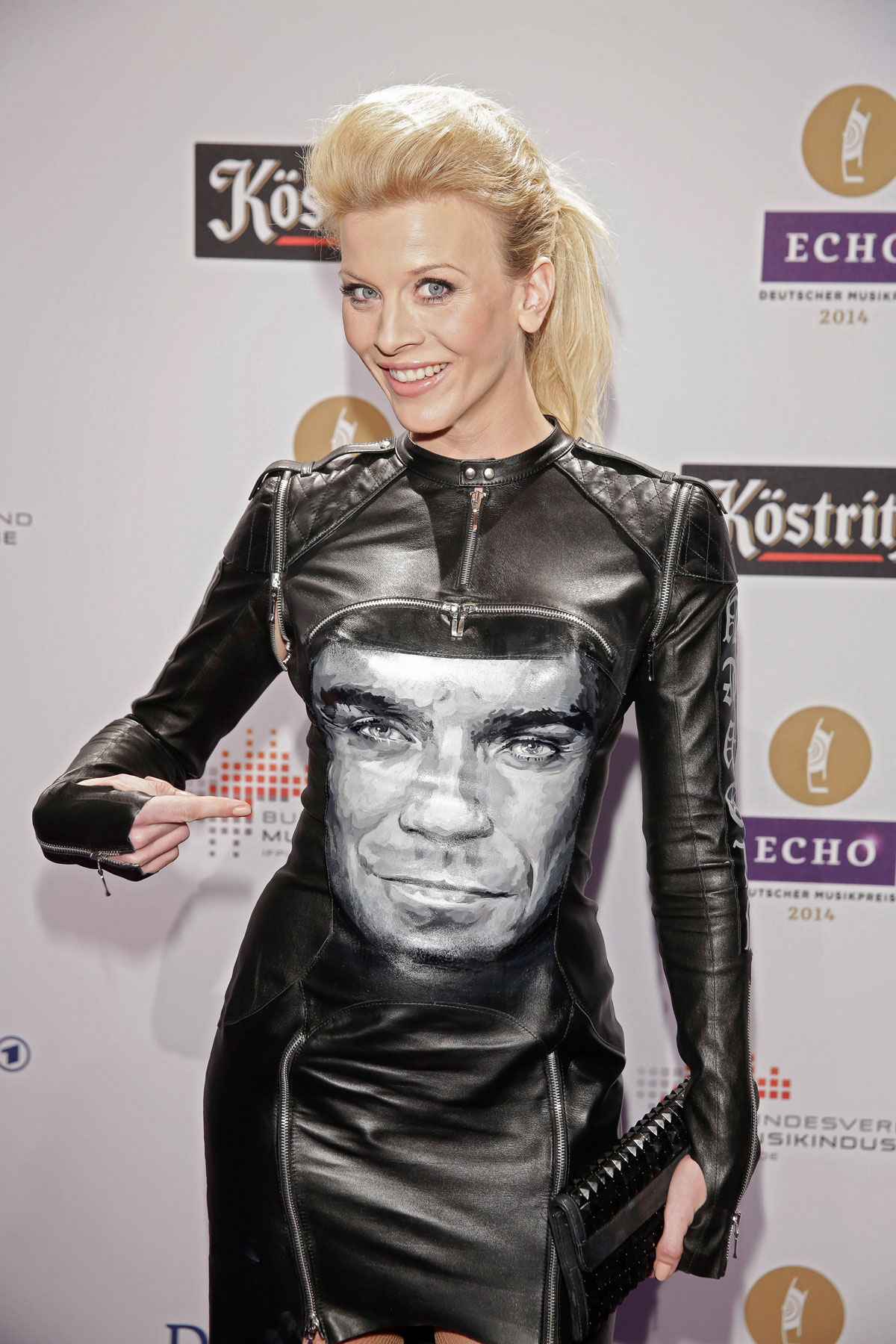 Eva Habermann attends the Echo award 2014