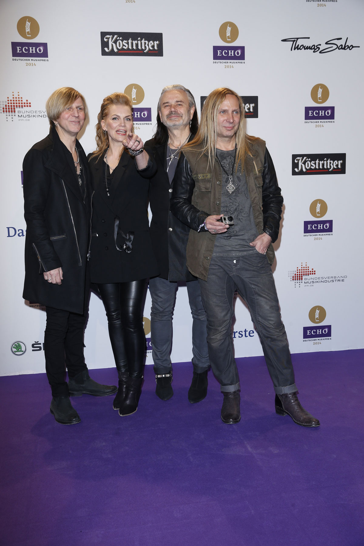 Anna Loos attends the Echo award 2014