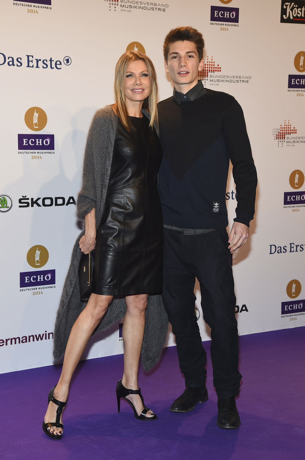 Ursula Karven attends the Echo award 2014