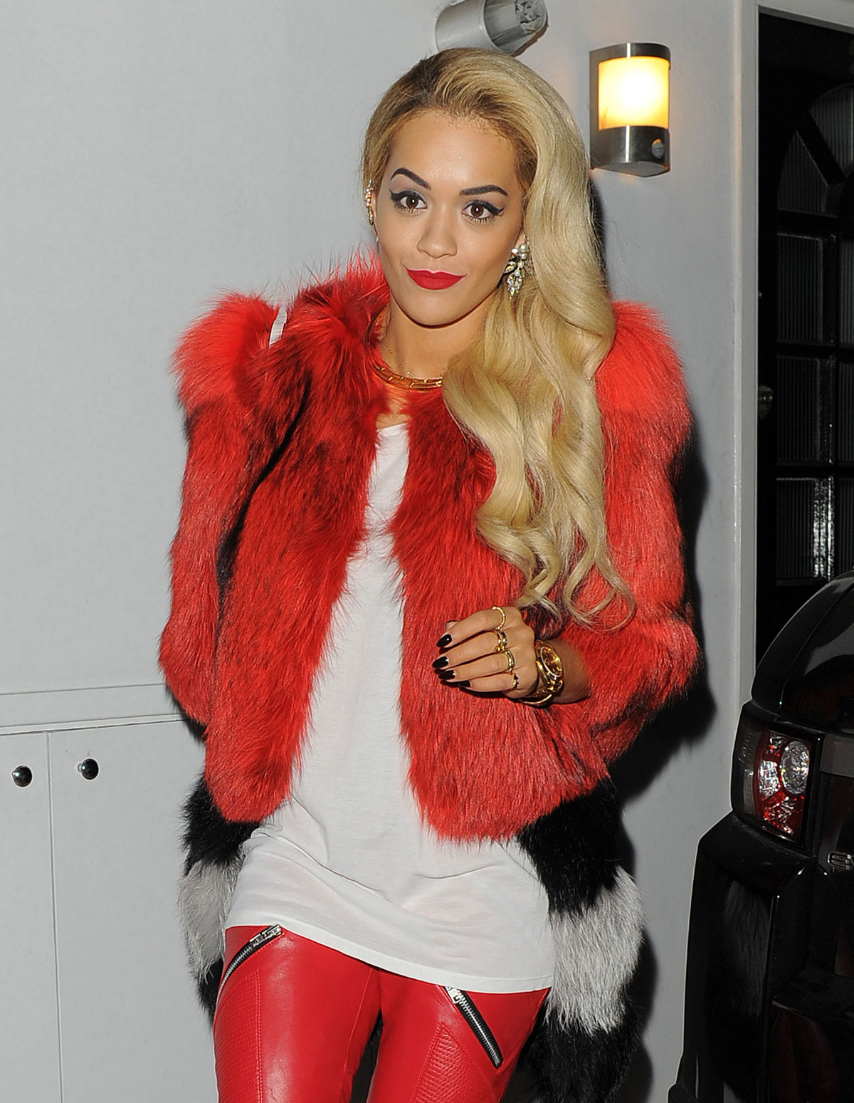 Rita Ora heads out to the Topshop party