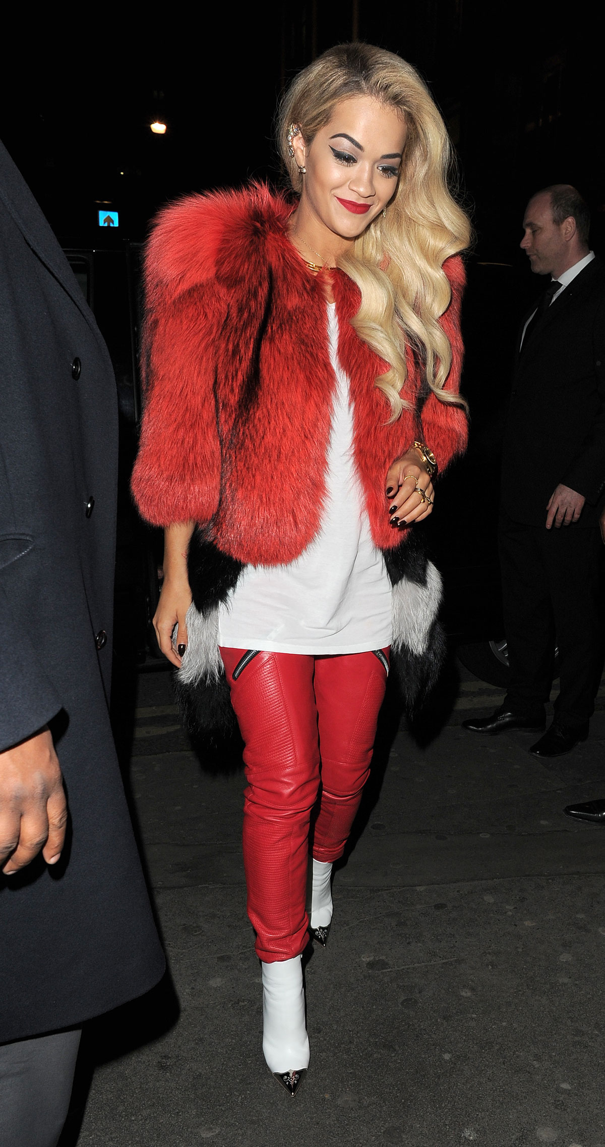 Rita Ora heads out to the Topshop party