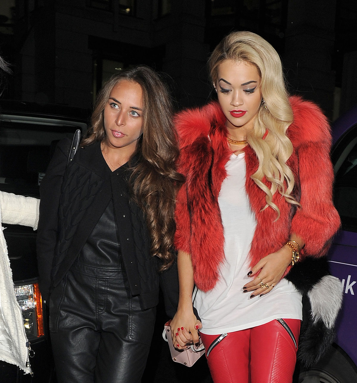 Rita Ora heads out to the Topshop party