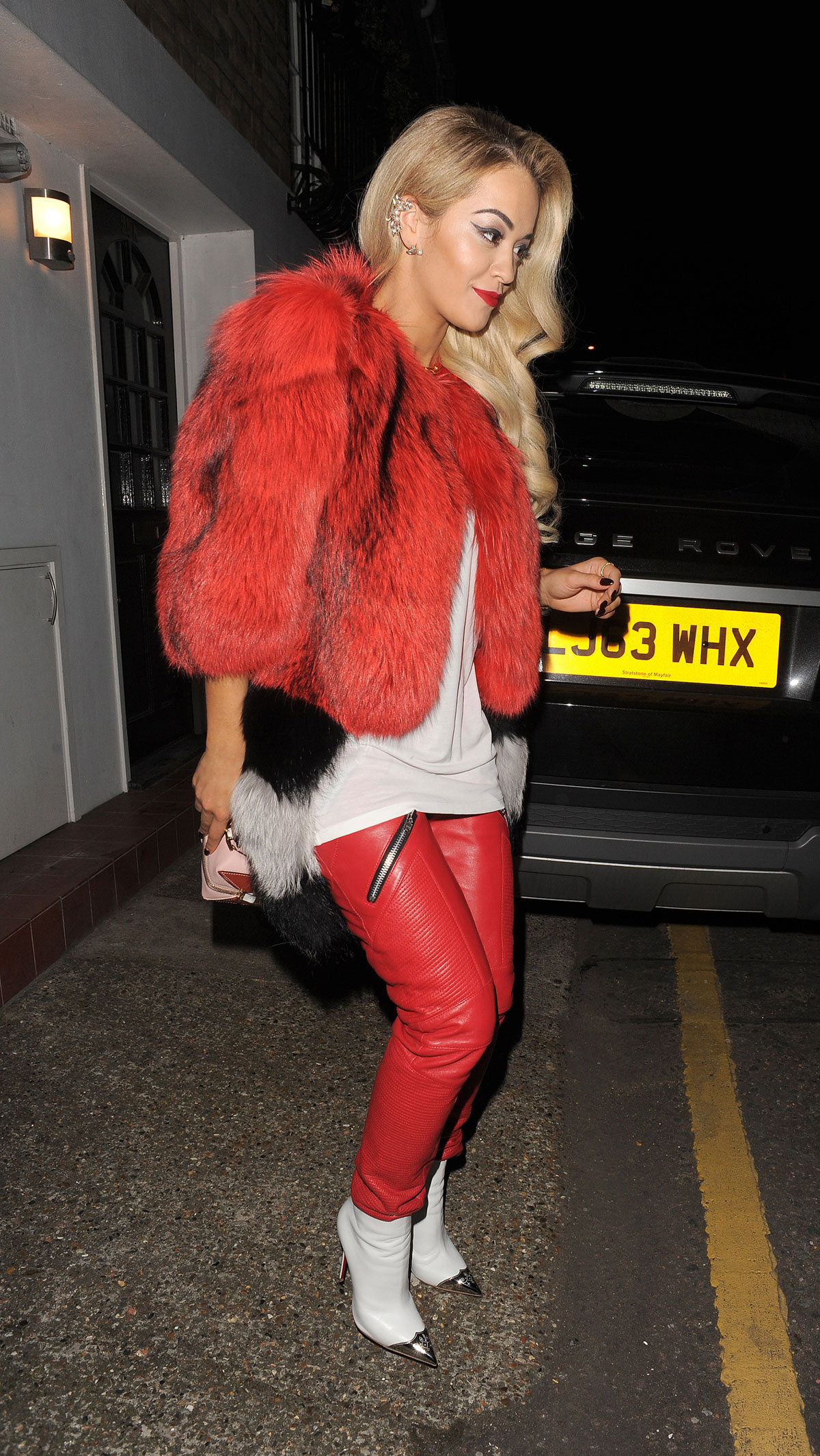 Rita Ora heads out to the Topshop party