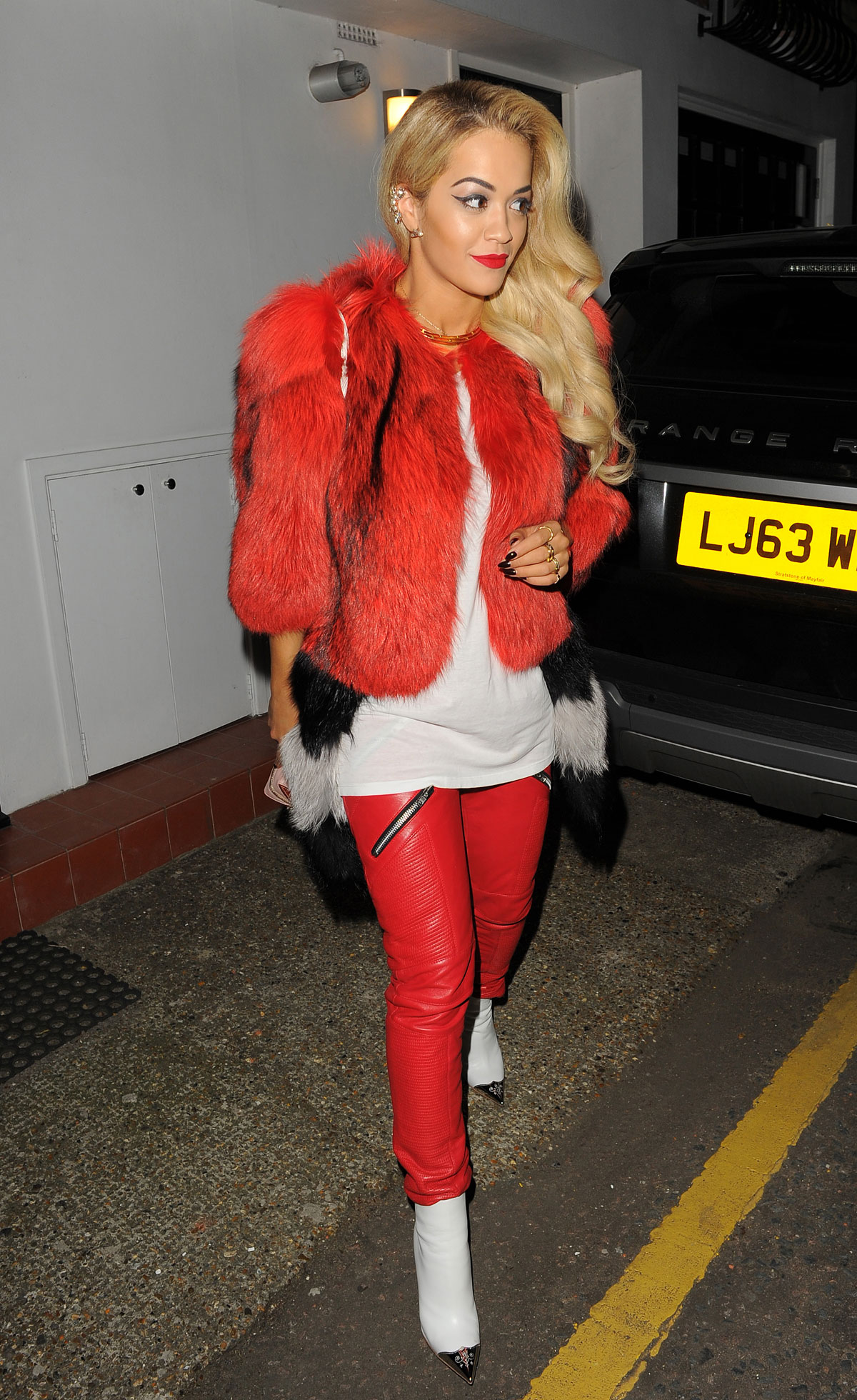 Rita Ora heads out to the Topshop party